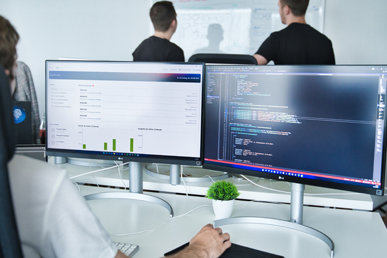 Developer Niklas at ERP development